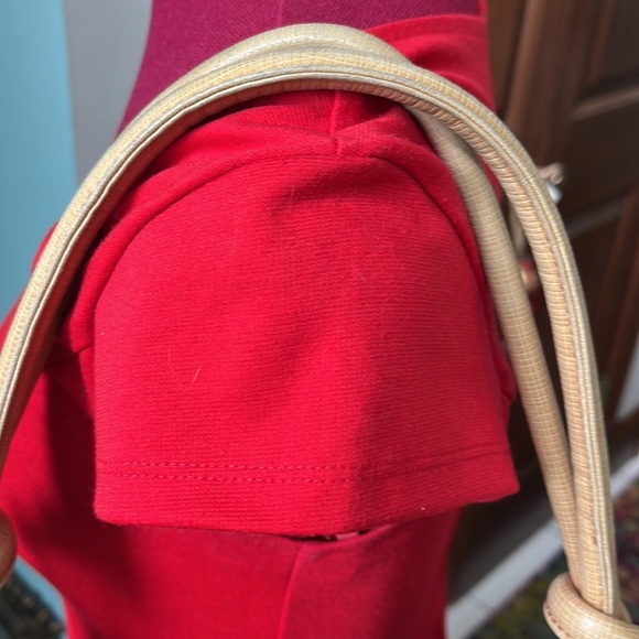 Calvin Klein   Shoulder Bag Tan  EUC 17w x 13h  Fine Stitching  hobo bag large - Picture 4 of 16